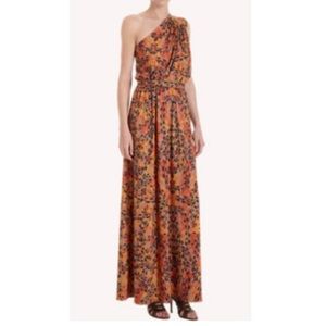 Costello Tagliapietra Orange Maxi Dress sz 4